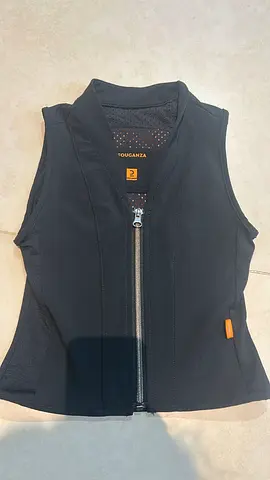 Black Fouganza kids Equestrian Vest