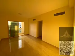 One bedroom and living room master suite with balcony for annual rent in Al Jurf 3. Balcony with ope