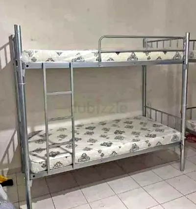 🛏️ Strong Silver Steel Bunk Bed – New  Durable