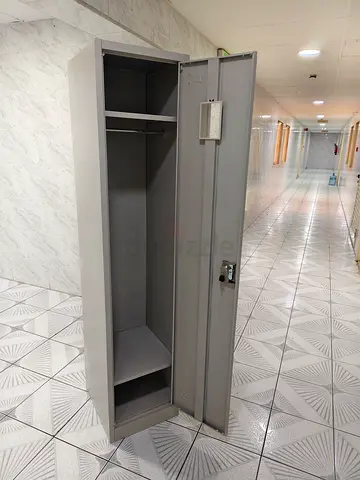 Brand New Single Metal Wardrobe/Locker - Grey, New For Sale