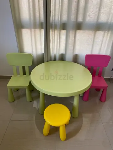 Ikea kids furniture table, chairs