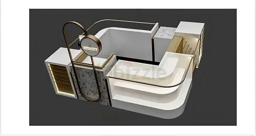 ​Modern Cosmetic Display Kiosk