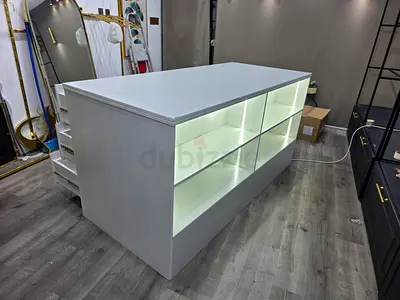 Shop Display Counter with LED Lights  Drawers - Excellent Condition