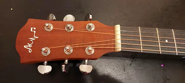 Used Aria Acoustic Guitar - Good Working Condition (Headstock Shown)