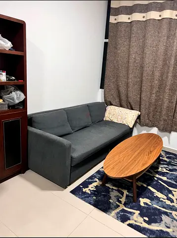 Compact 3-seater Grey Sofa — in excellent  Condition