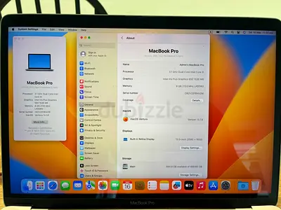 Apple MacBook Pro 13-inch (2017), 8GB RAM, 500GB HDD, Russian keyboard