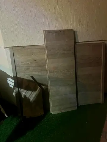 Light oak bedside table / small dresser panels — used, good condition