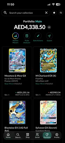 Pokemon binder (22cards total)