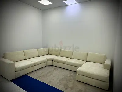 As perfect condition home centre eterno beige color Ushape sofa
