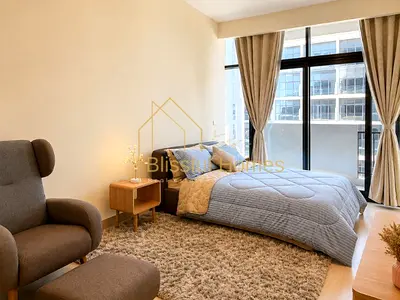 Stylish Furnished Studio for Rent in Azizi Riviera
