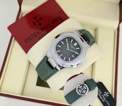Patek philippe watch with cloth strap