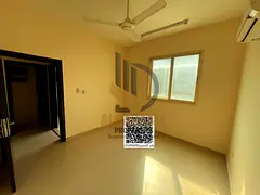 Spacious 1-bedroom hall apartment available for annual rent in Al Rawda 3, located directly on Sheik