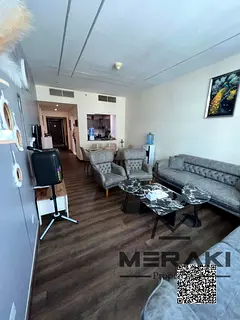 Fully Furnished 2 Bedroom Apartment with Stylish Interior in Ajman One Towers Ready for Living or In