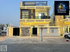 Modern villa with high-quality finishing, directly opposite the mosque, with all services available,