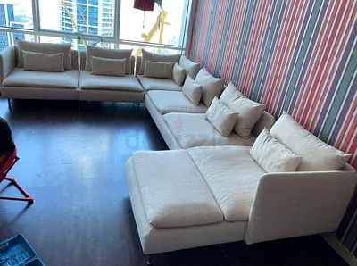 Ikea Sodhremn U  Shape Sofa Beige