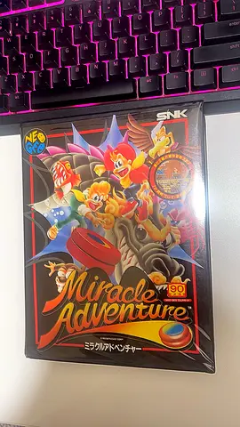 Neo Geo AES SNK - Miracle Adventure  like new (mint) - Classic Retro Game