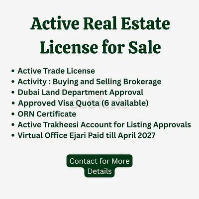 Real Estate License for Sale