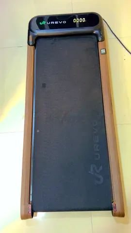 Urevo Compact Wooden Walking Treadmill - Electric