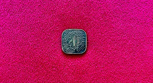 INDIA PRINCELY STATE HYDERABAD 1 ANNA COIN YEAR 1947