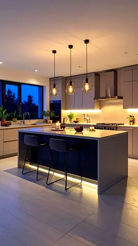 Modern kitchen island