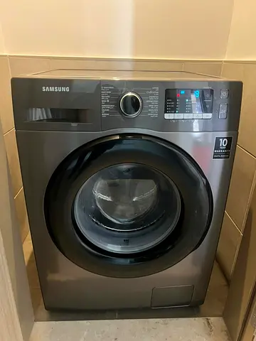 Samsung Front Load Washer - 8kg, Graphite, Good Condition