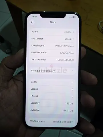 Iphone 12 pro max 256gb