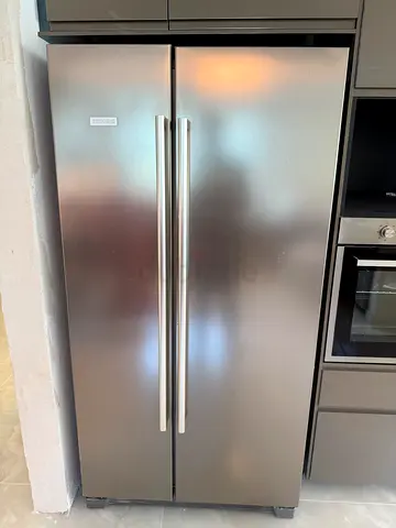 Stainless Steel Double Door Refrigerator - Good Condition
