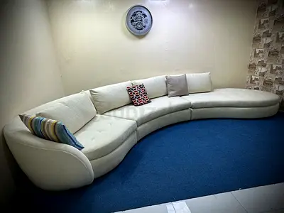 As perfect condition cratebarrel corner sofa