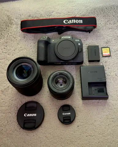 Canon EOS RP Mirrorless Digital Camera Body Black With RF24-105 S and RF50mm Lens