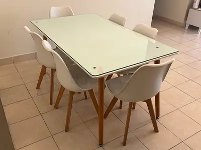 Dining table with 6 chair