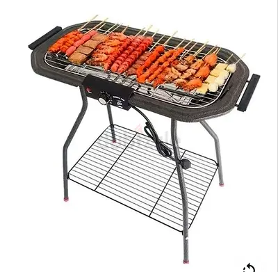 Electric table top grill griddle