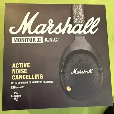 Marshall Monitor II ANC Wireless Headphones - Black (Like New)