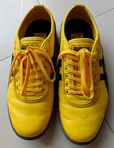 Onitsuka Tiger Tsunahiki Slip On Yellow Shoes Unisex