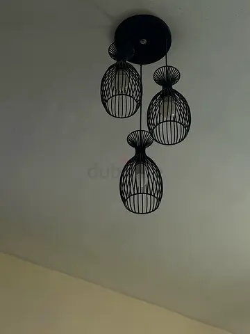 IKEA BLACK CHANDELIER