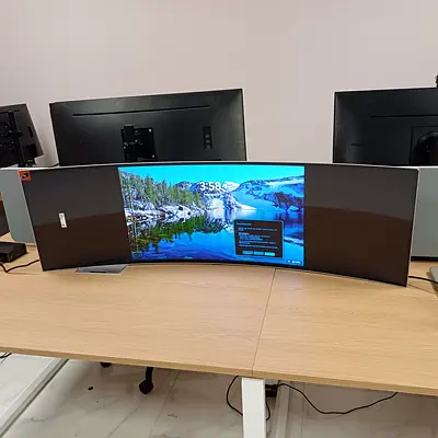 Samsung 49 (124.4cm) Odyssey OLED G9 Curved Gaming Monitor Dual QHD 5120 x 1440|240Hz LS49DG930S