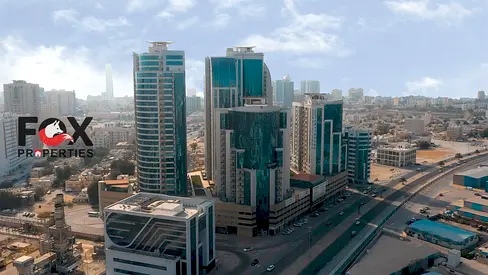 شقة غرفتين نوم وصالة للبيع في أبراج الأورينت — مفروشة بالكامل |  طابق مرتفع |  موقف سيارات خاص |  أقساط ميسرة