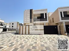Corner villa with 6 bedrooms in Al Bahia, featuring a roof terrace and spacious living areas.