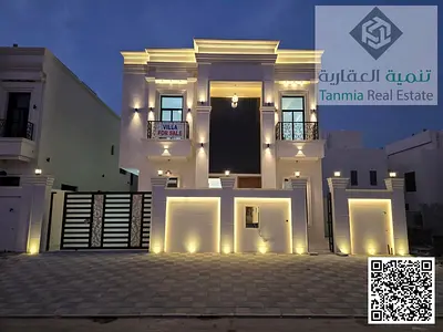 فيلا فاخرة كلاسيكية للبيع في الهليو 2، عجمان | 6 غرف نوم رئيسية | مساحة مبنية 3850 قدم مربع | مساحة الأرض 3014 قدم مربع | 8 حمامات | رسوم التسجيل مشمو