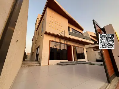 فيلا مودرن مع حديقه وروف شامل رسوم التسجيل