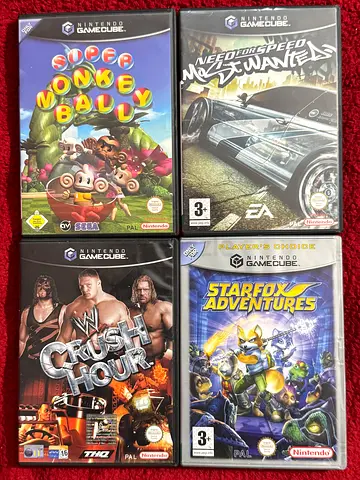 Game cube games AED 150