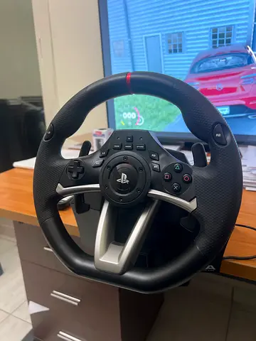 PlayStation Racing Wheel Controller with Paddle Shifters (Good Condition)