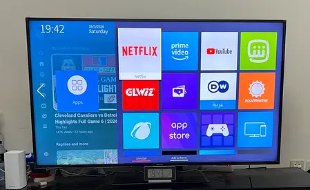 Hisense 58 Smart LED TV with Apps (Netflix, Prime Video, YouTube) - Good Working Condition