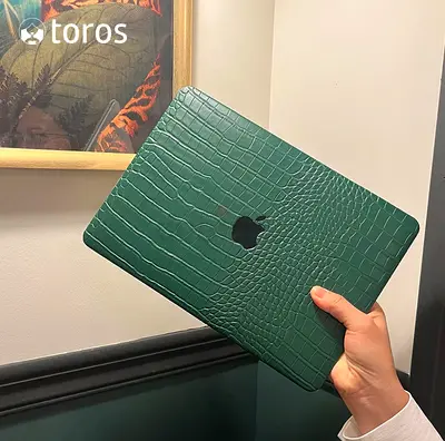 Laptop crocodile  premium leather protective cases