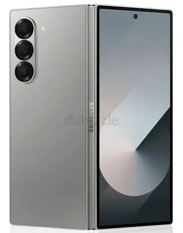 Samsung Galaxy Z Fold-6 Foldable Phone — Silver, Triple Rear Cameras