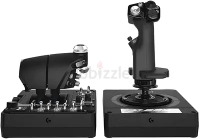 Throttle and Joystick Flight Simulator Game Controller