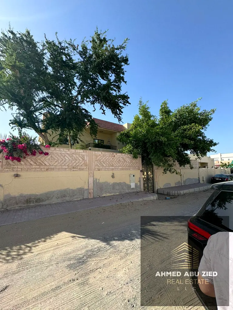 Largest space and lowest price villa in Sharjah, consisting of two floors with a spacious living room, large majlis, huge outdoor garden, and dedicate