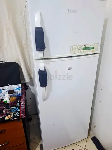 Haier 2-door White Refrigerator - Good Working Condition