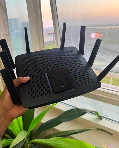 Linksys EA9500 AC5400 Tri-Band Wi-Fi Router | 8 High-Power Antennas | 8 Gigabit LAN Ports |