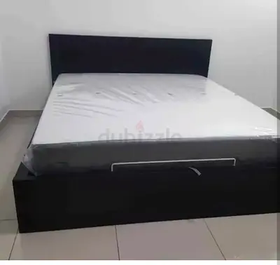 Ikea hydraulic queen size bed frame with
storage inside full bed and with lkea pocket
sprung mattres
