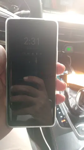 Honor x9C with clear case — good condition